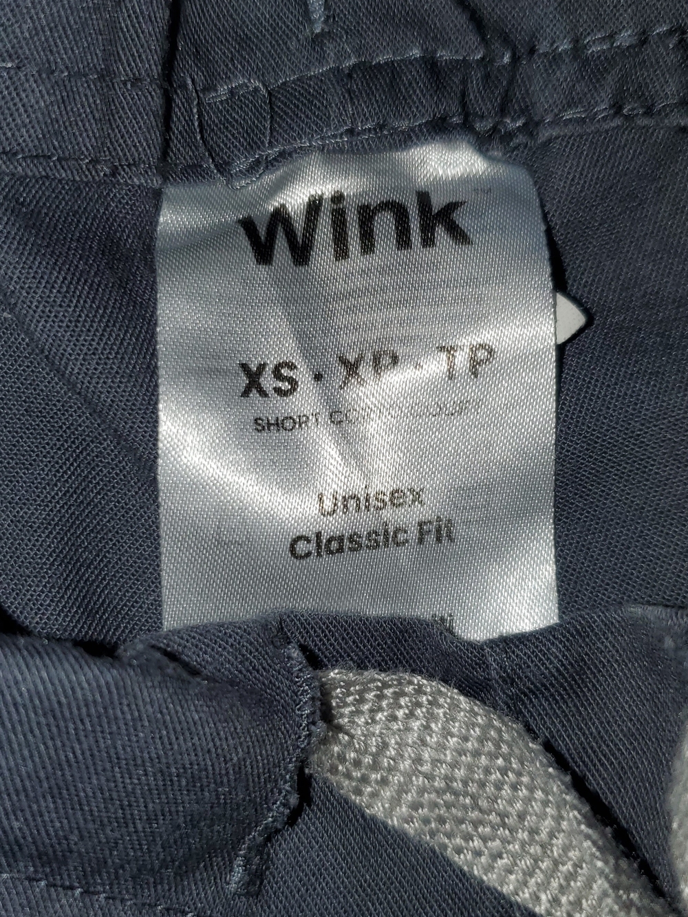 Wink Petite Pewter Unisex Classic Fit Scrub Pants - Picture 2 of 6